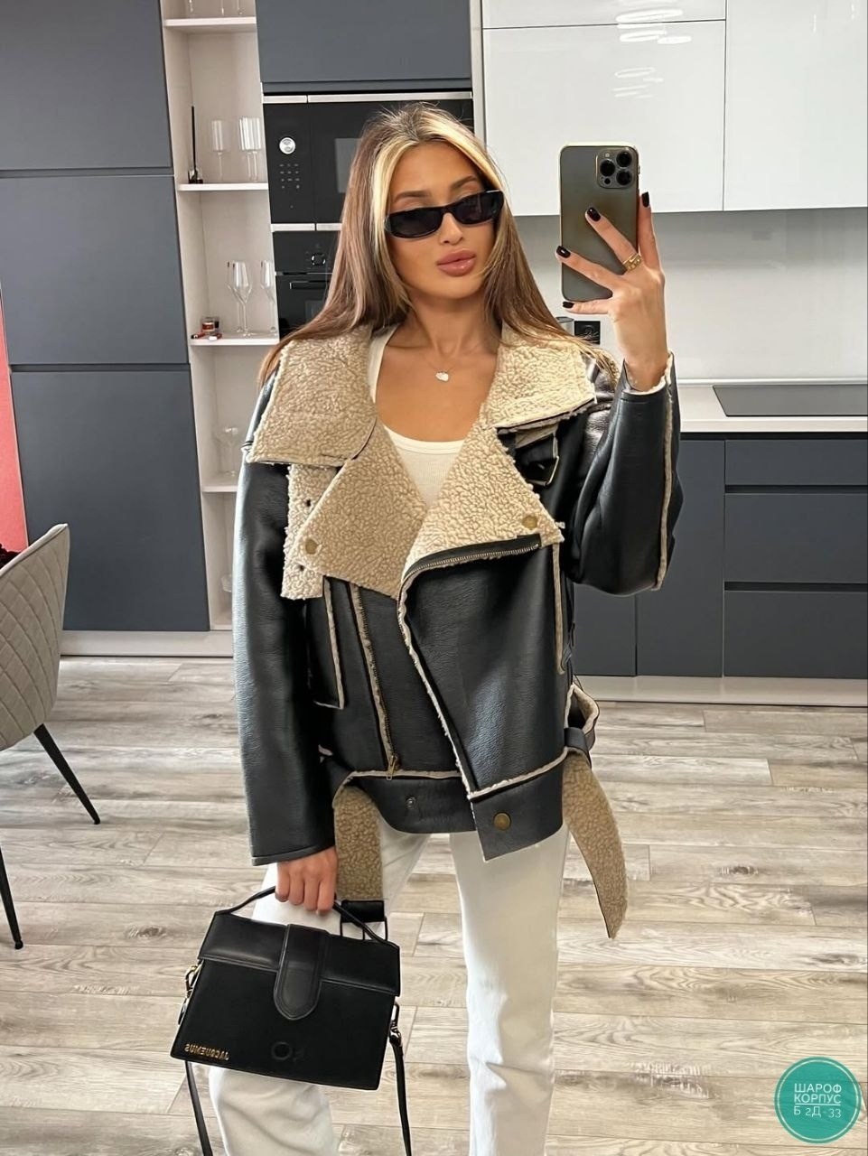 стильная дубленка,дубленка косуха,дубленка зимняя,дубленка авиатор женская,дубленка авиатор