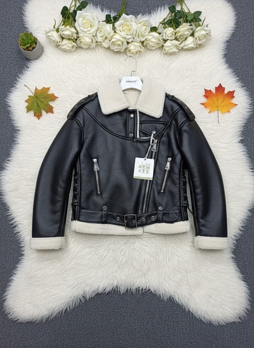черная дубленка авиатор,зимние женские куртки из искусственной кожи,куртка из искусственной кожи женская,женская куртка из искусственной овечьей кожи,женская короткая куртка из искусственной кожи