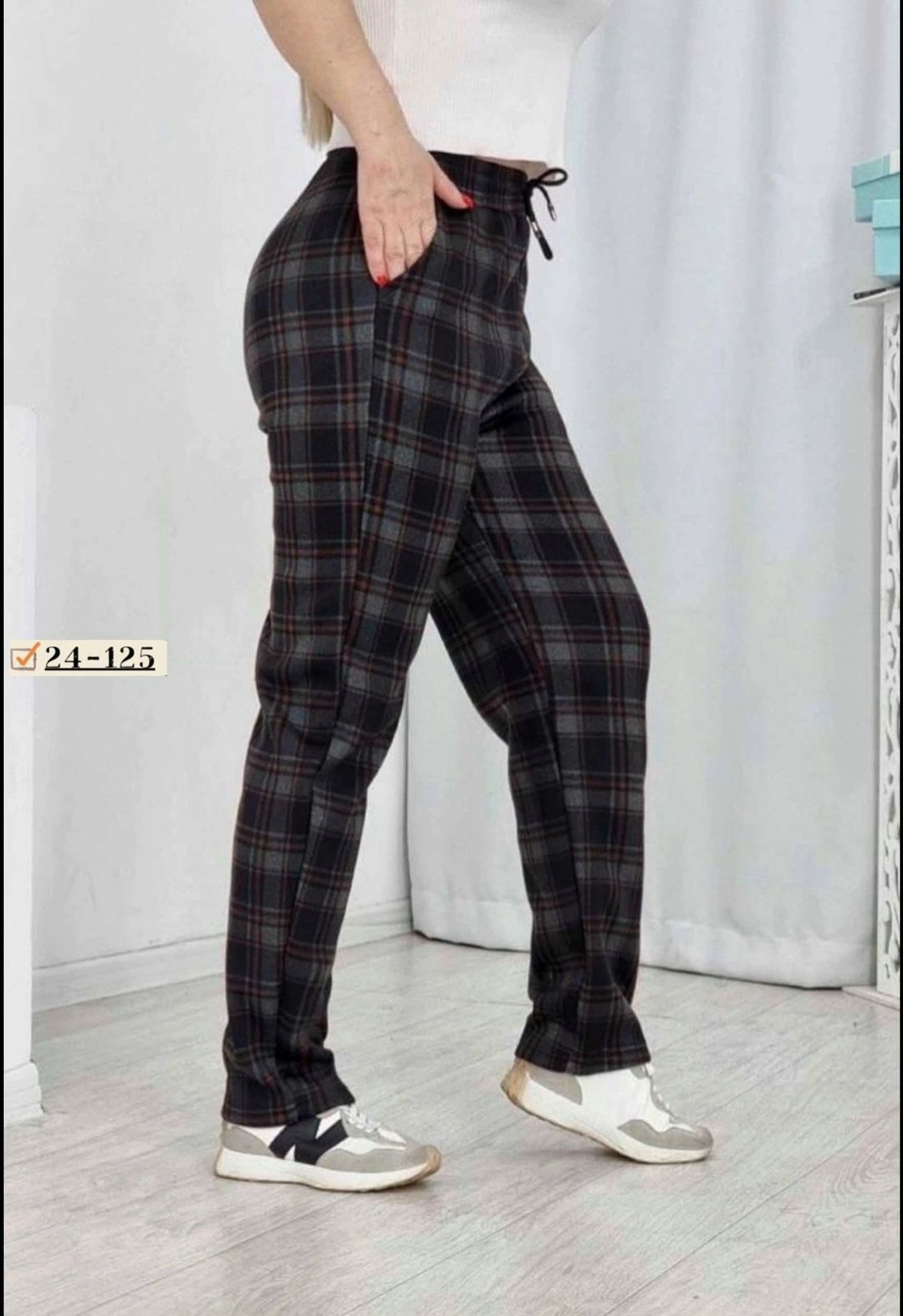 брюки в клетку,штаны в клетку,брюки в клетку женские,женские брюки,теплые брюки