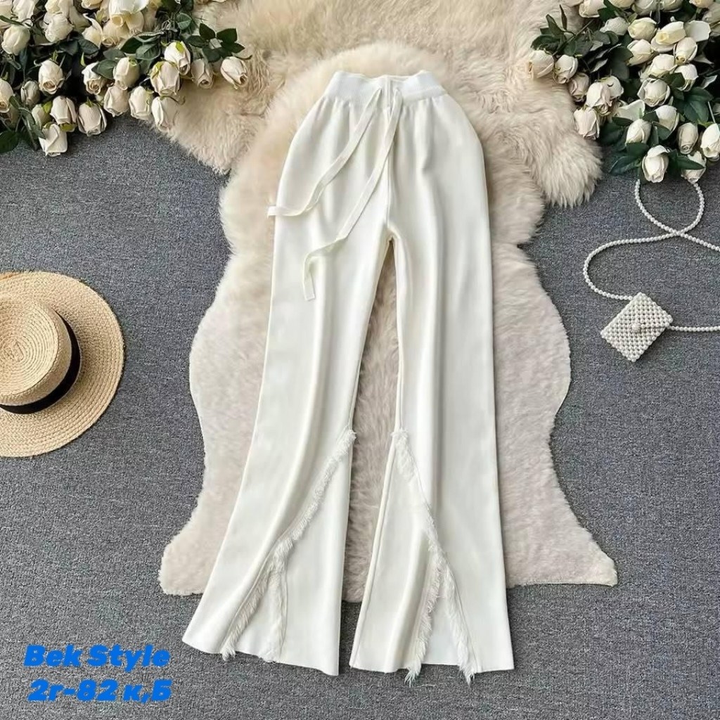 брюки с широкими штанинами,брюки трикотажные,трикотажные брюки с высокой талией,расклешенные брюки,брюки трикотажные клеш