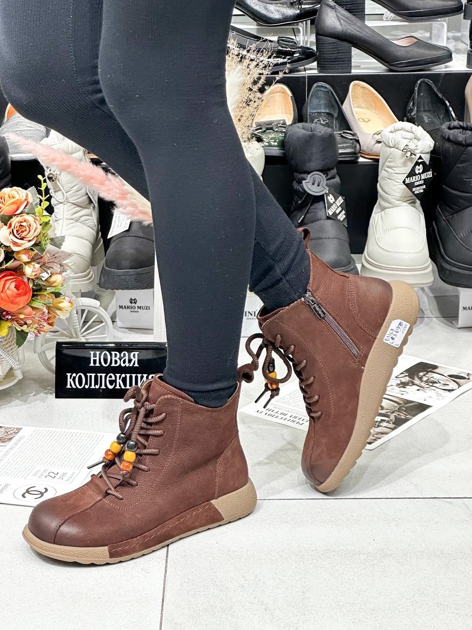 ,зимняя женская ,ботинки женские зимние из натуральной кожи,короткие ботинки из натуральной кожи,замшевые ботинки