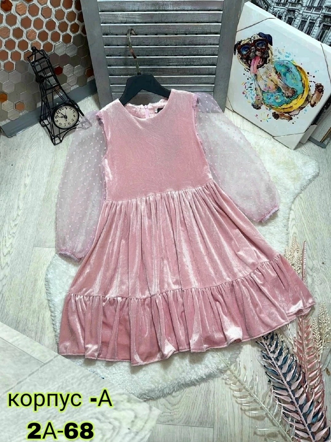нарядное платье для девочки,платье детская,платье на девочку,велюровое платье для девочки 5 лет,платье детские