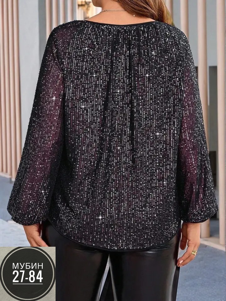 блузка с пайетками,кофта с пайетками,блузка женская,повседневная блузка,джемпер блестящий