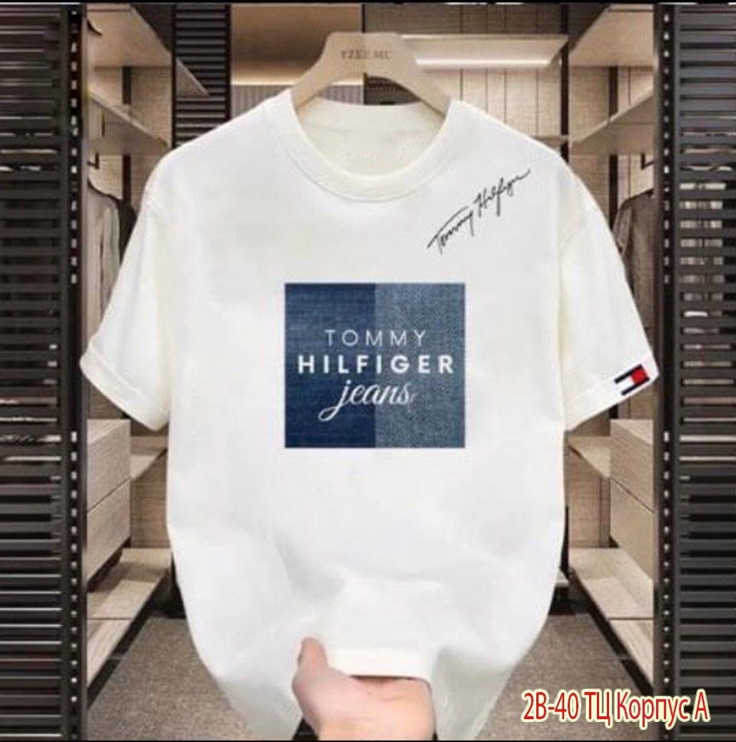 футболки для мужчин,футболка мужская,футболка томми хилфигер мужские белая,белая футболка мужская,футболка томми хилфигер мужские
