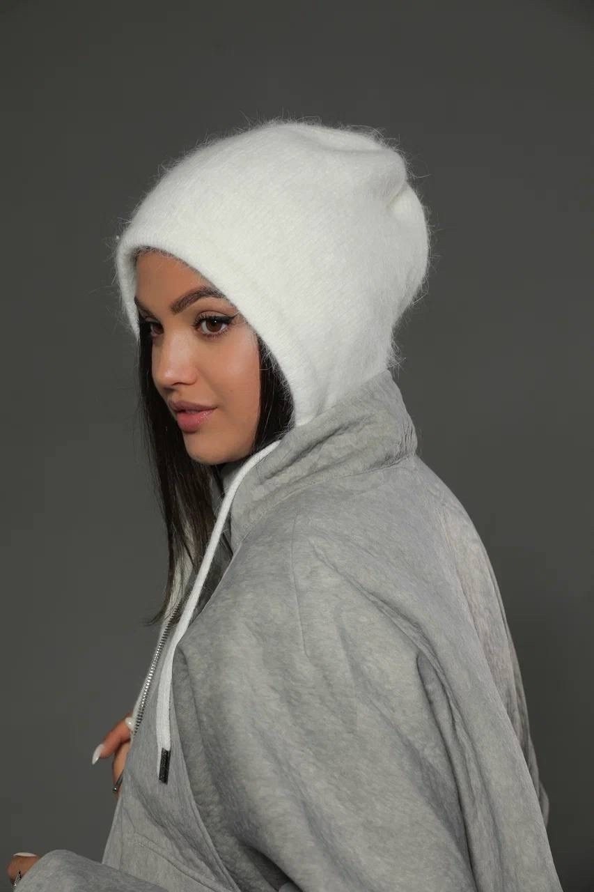 шапка ушанка женская вязаная ангора,шапка для женщин,модная шапка,шапка женская из ангоры,женская вязаная шапка