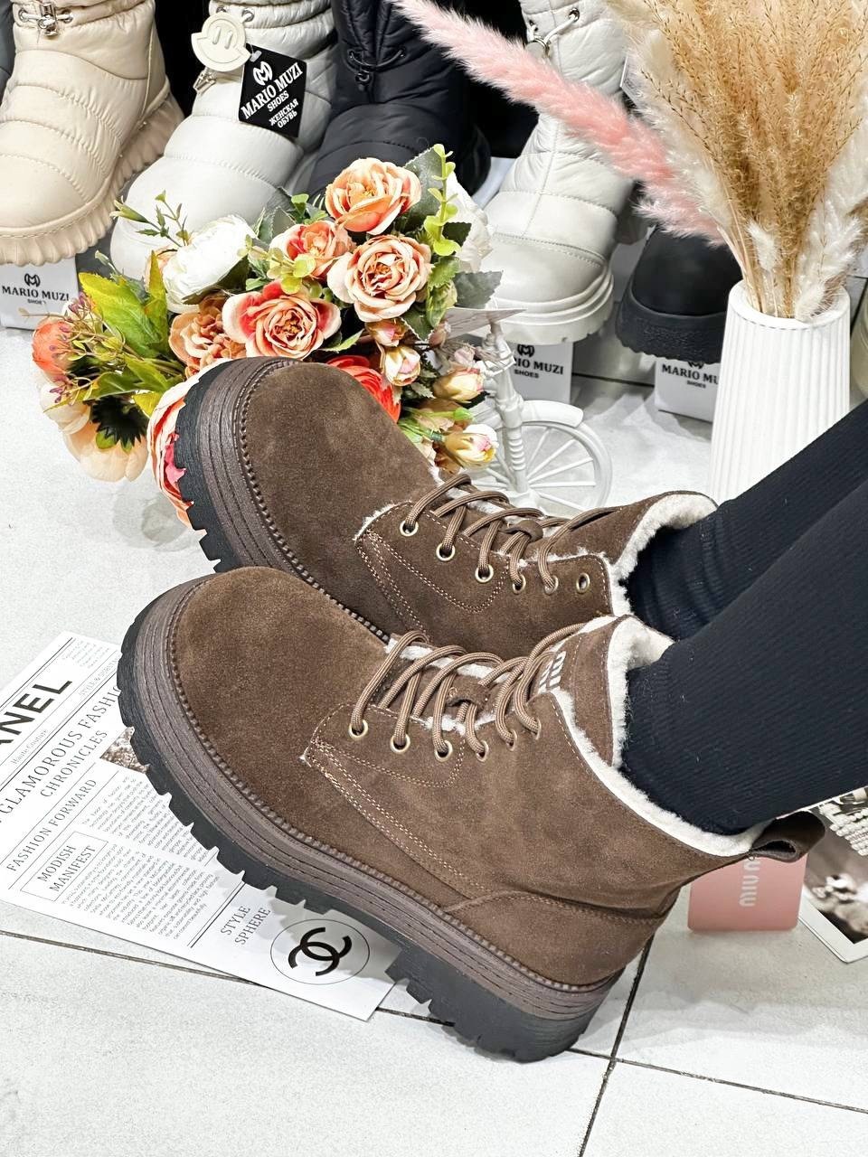 ,ботинки женские,ботинка женские зимние,женская зимняя ,ботинки замшевые