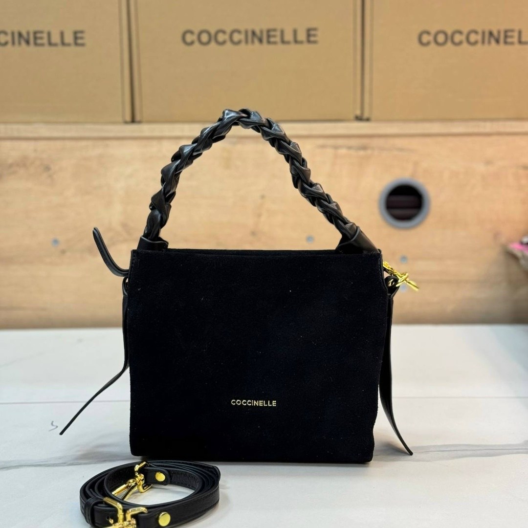 сумка coccinelle,замшевая сумка,сумка,сумки женская,сумка coccinelle boheme grana double