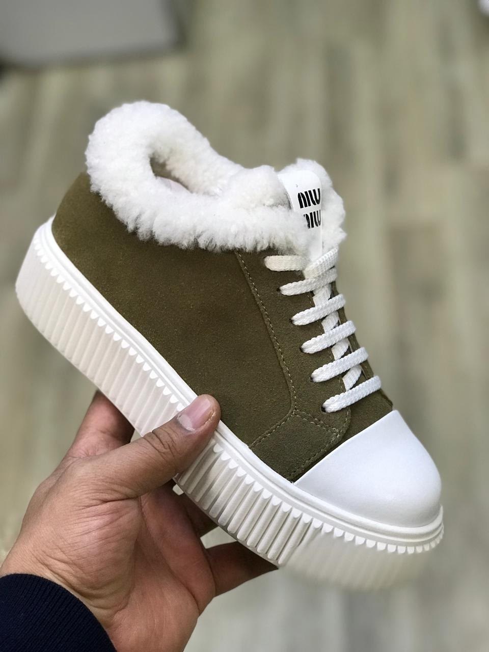 ,кеды miu miu,кроссовки миу,кеды миу миу,кеды с мехом