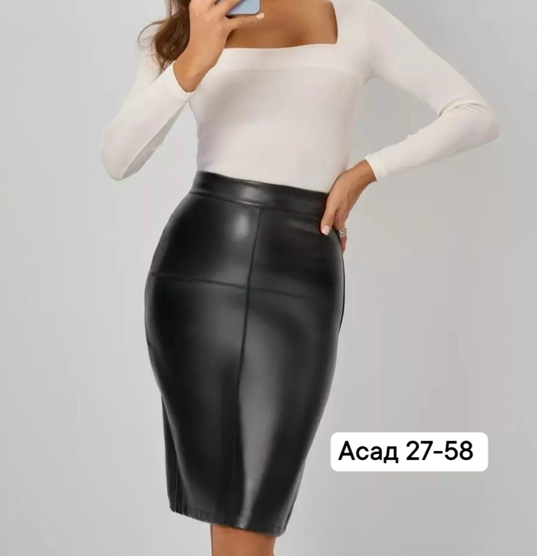 кожаная юбка,юбка из экокожи,юбка женская,кожаная юбка карандаш,юбка кожаная женская