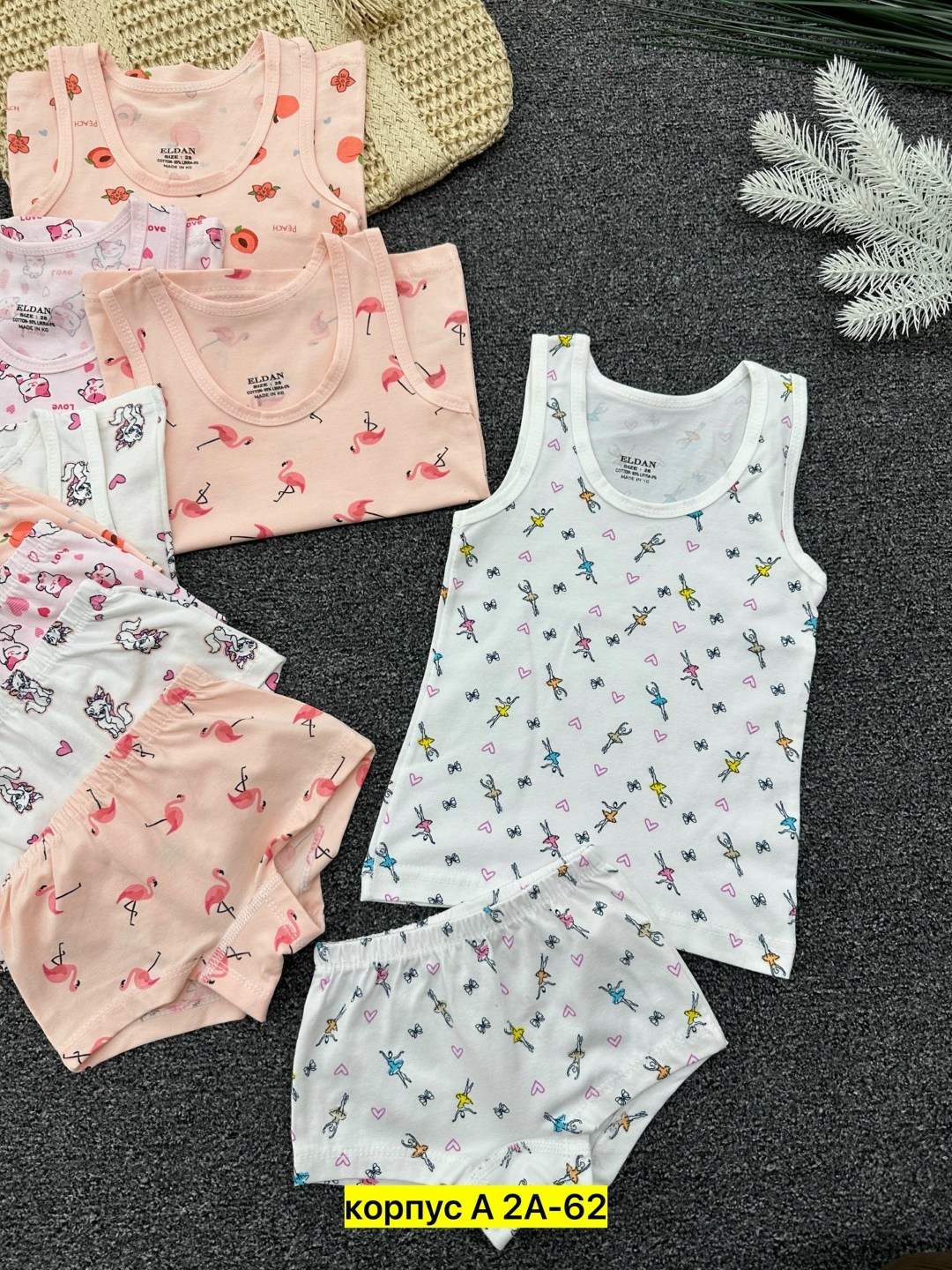 майка для девочек,нижнее детское белье,детские комплекты,детское белье,детский комплект нижнего белья майка