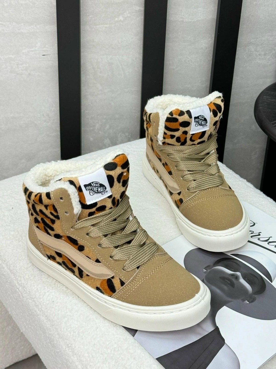 ,женская зимняя ,женская ,леопардовые кроссовки,кроссовки женские зимние