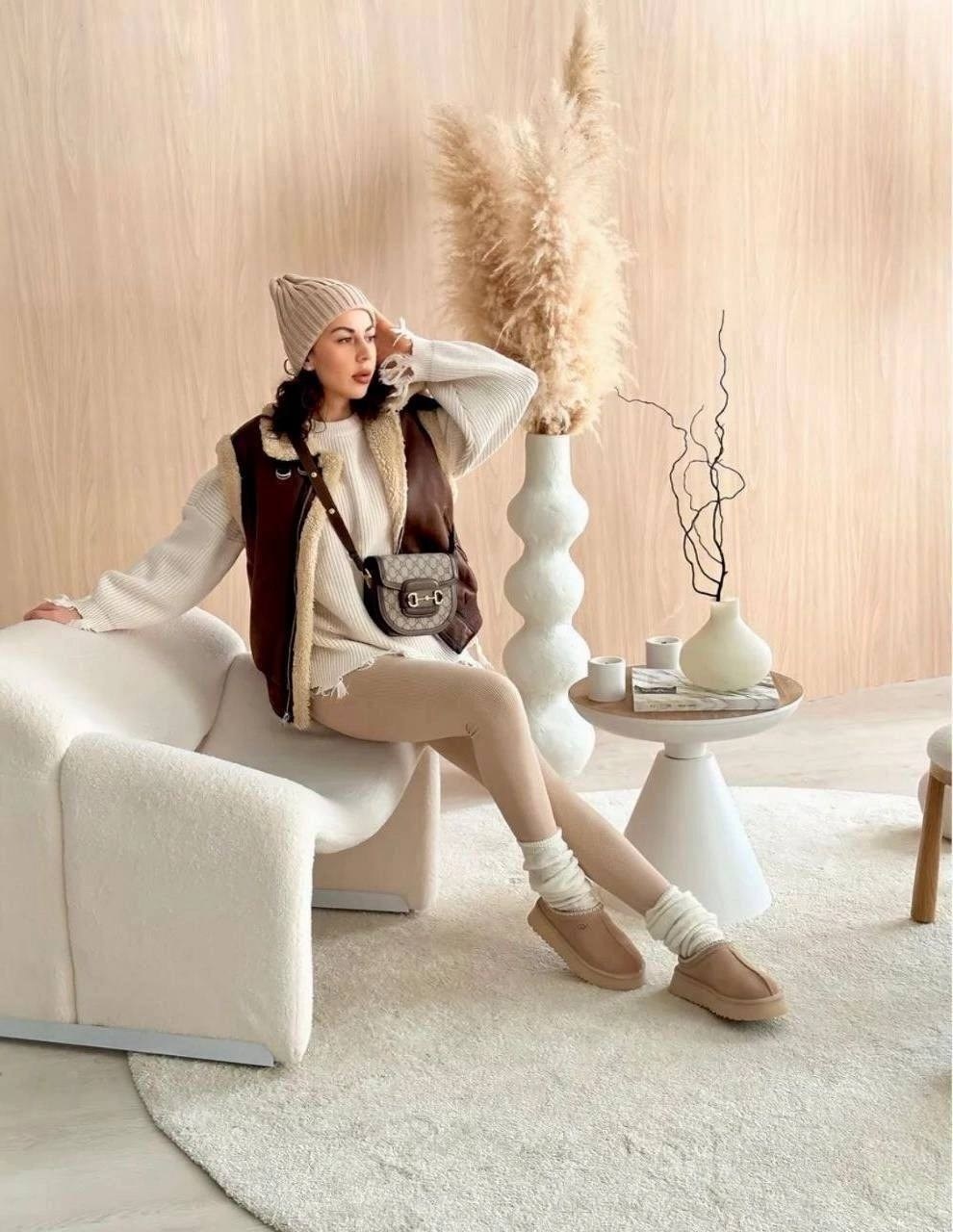 зимний стиль одежды,мода стиль,плюшевое худи,мода модная