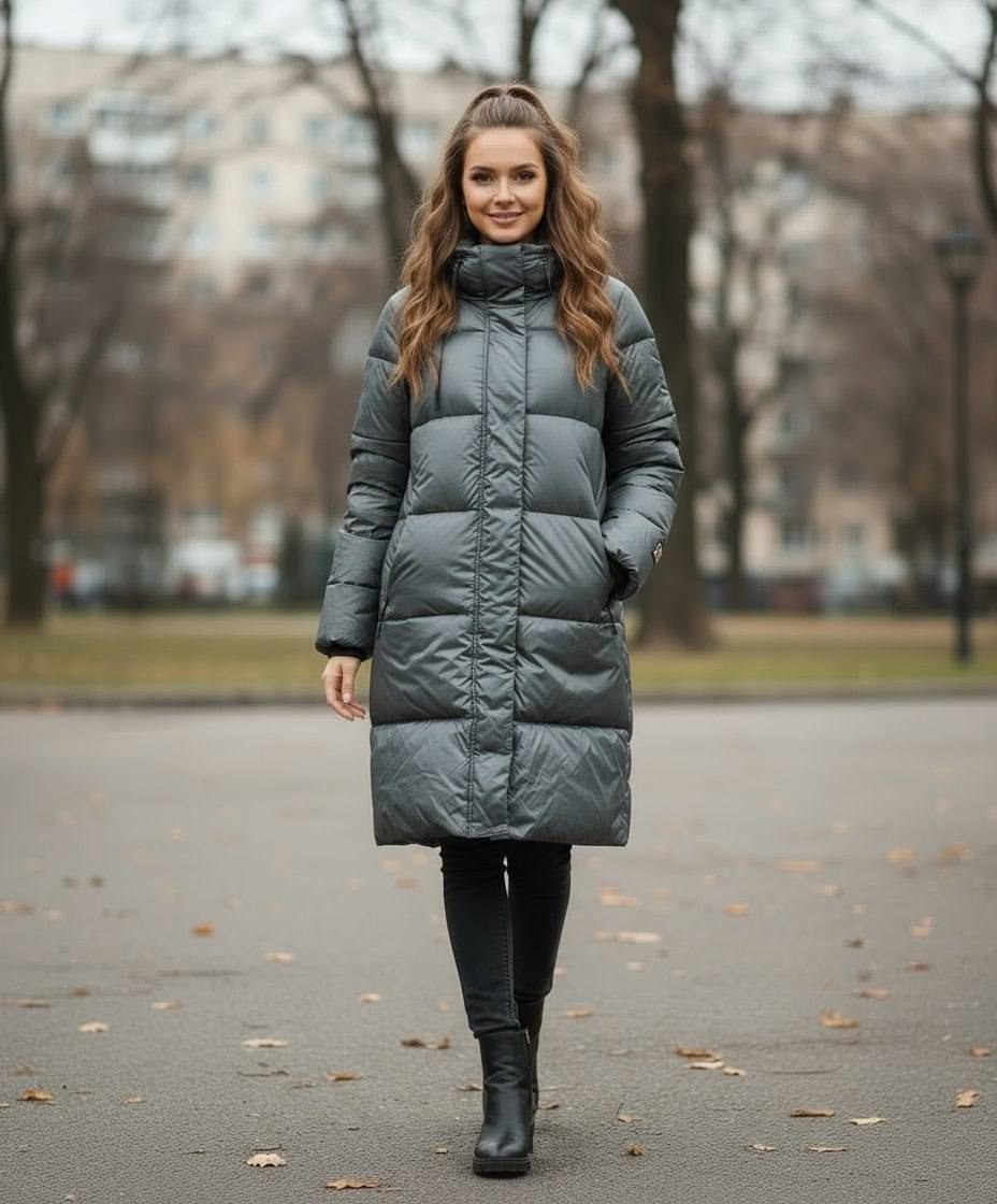 стильные пуховики,женские пуховики,женская зимняя куртка,удлиненная куртка,пуховик
