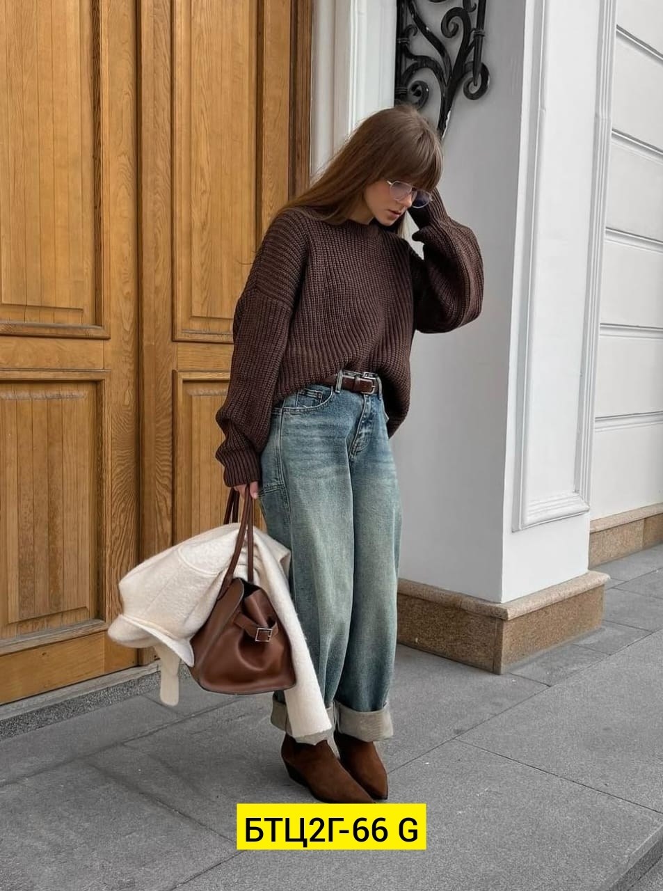 женский свитер оверсайз,свитер модный,коричневый свитер,свитер оверсайз удлиненный,cвитер оверсайз вязаный