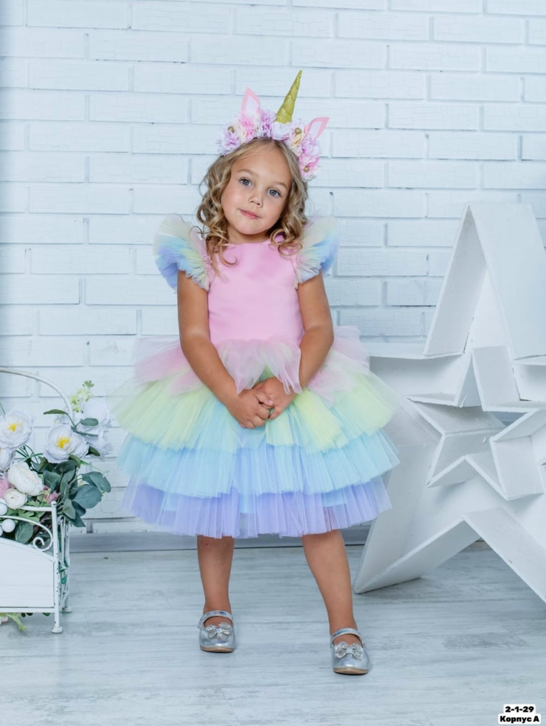 платье для девочек,платье нарядное для девочки,платье детская,платье единорожка,платье разноцветное