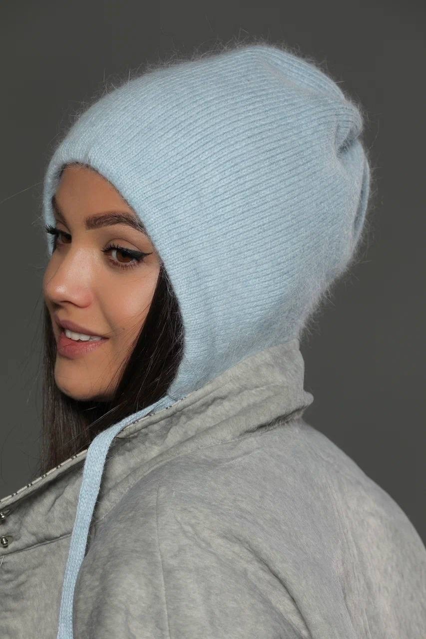 шапка ушанка женская вязаная ангора,шапка для женщин,модная шапка,шапка женская из ангоры,женская вязаная шапка