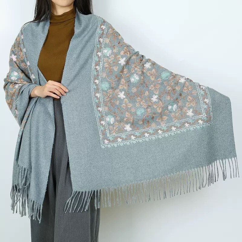 женские кашемировые шарфы,шарфы для женщин,женский шарф,теплые шарфы,шарф с цветами