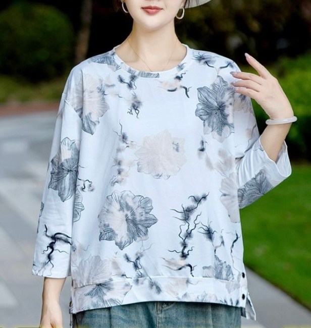 блузка zanzea женская с цветочным принтом,блузка с рукавами,блузка легкая,блузка женская,блузка повседневная