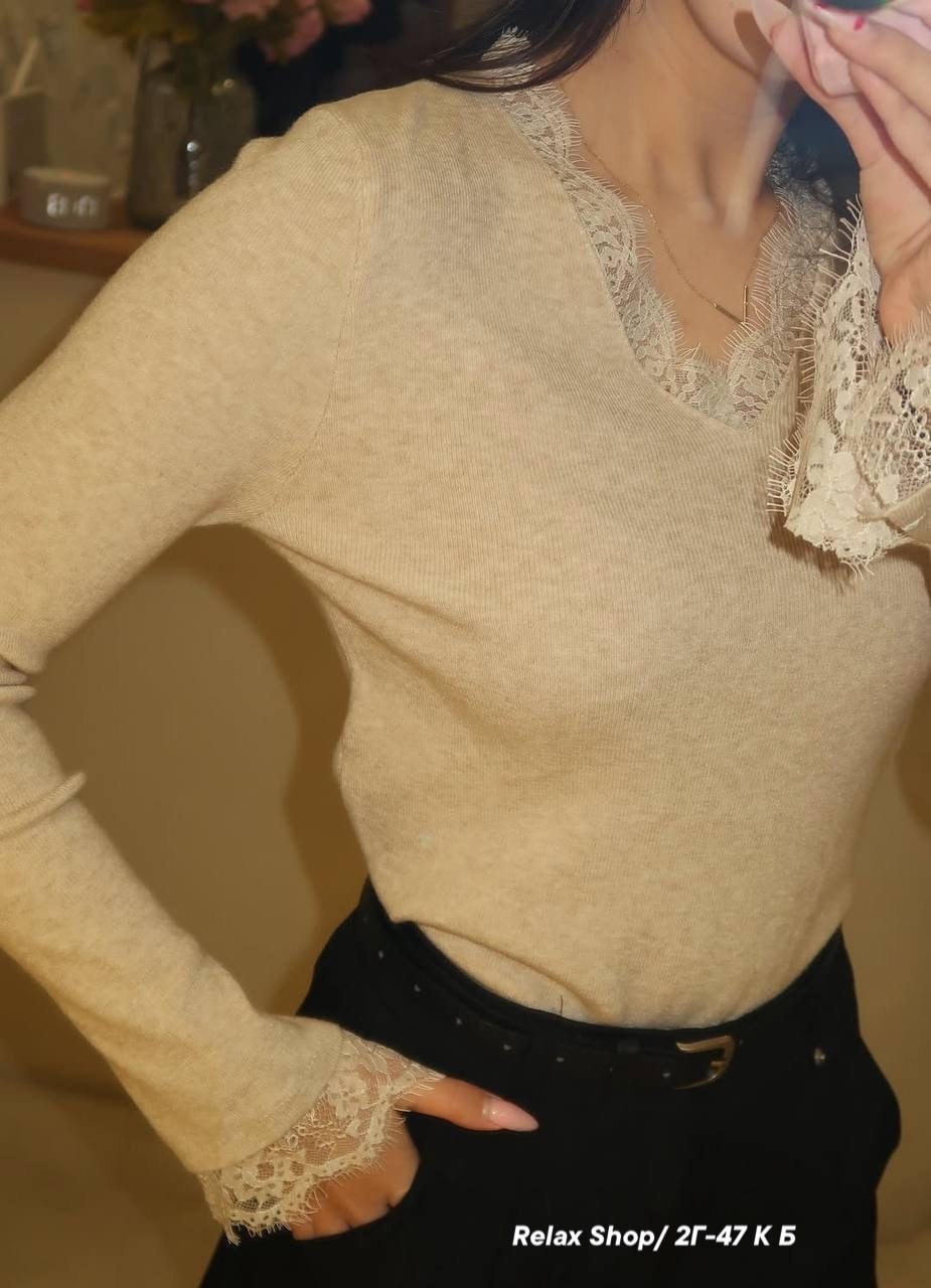 кофта женская,блузка кружевная,свитер женский,кружевной джемпер,трикотажный свитер
