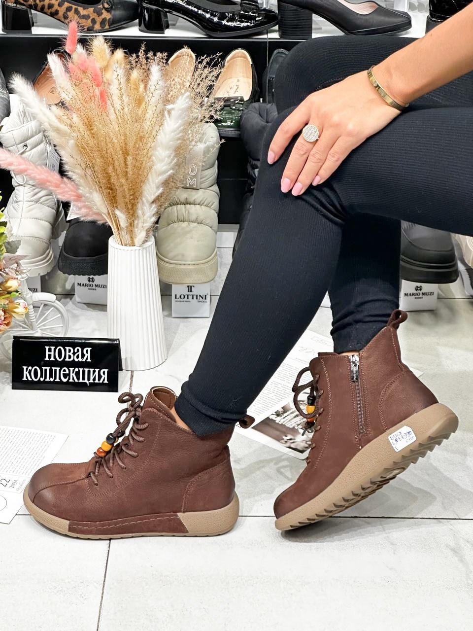 ,зимняя женская ,ботинки женские зимние из натуральной кожи,короткие ботинки из натуральной кожи,замшевые ботинки