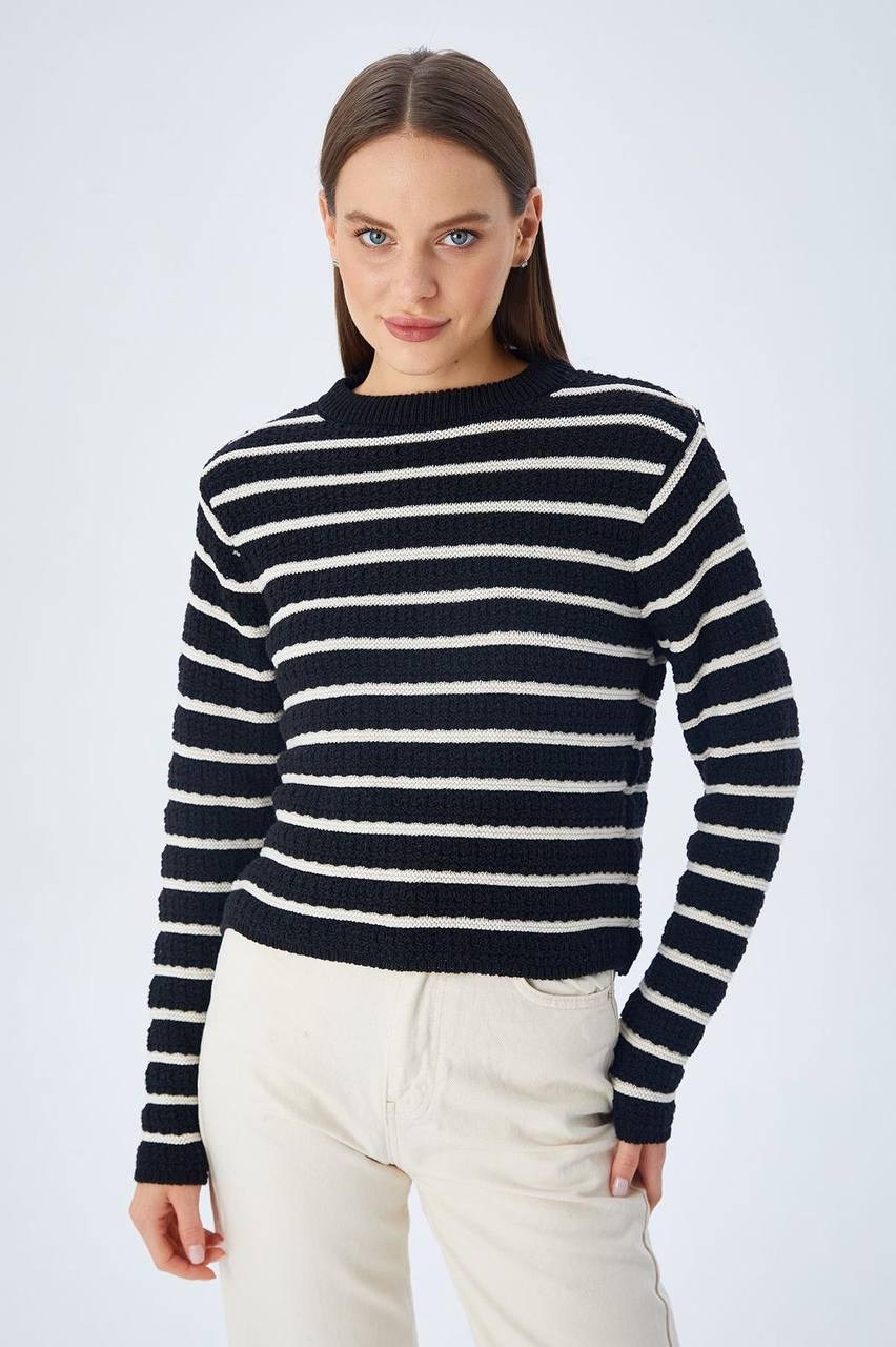 джемпер,джемпер в полоску,свитер,свитера женские,свитер кофта
