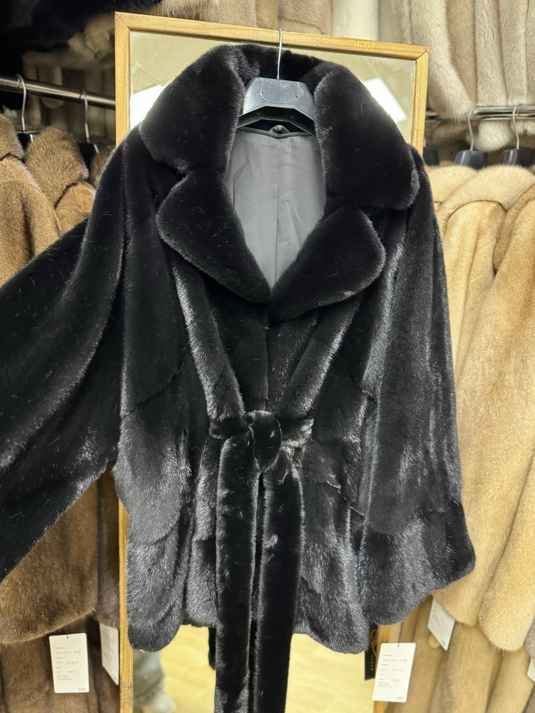 шуба норковая,шуба норка,норковая шуба летучая мышь,шуба норковая с капюшоном,черная норковая шуба