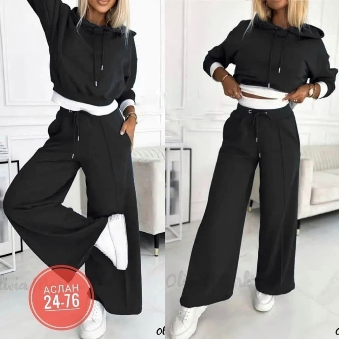 костюмы спортивные женские,костюм спортивные женские костюмы,костюм с широкими штанами,брючный костюм в спортивном стиле,костюмы двойки