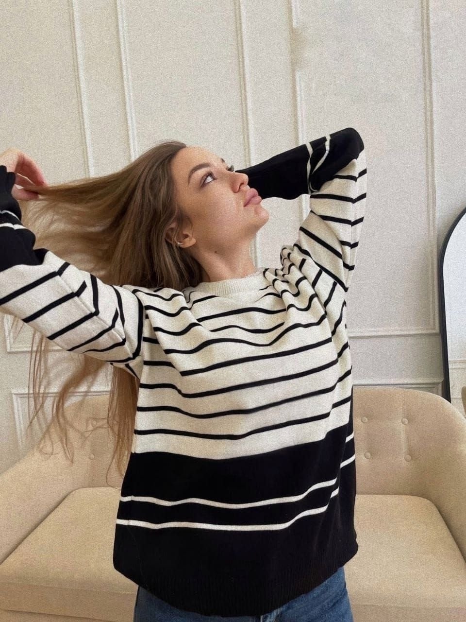 джемпер в полоску,кофта свитер женский,кофта свитер,кофта женская,кофт стильные