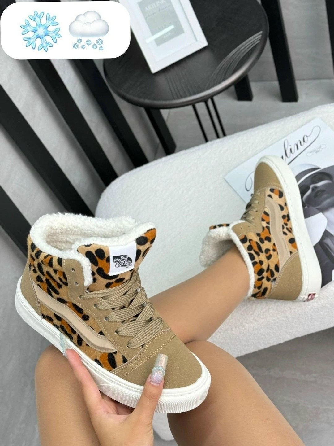 ,женская зимняя ,женская ,леопардовые кроссовки,кроссовки женские зимние