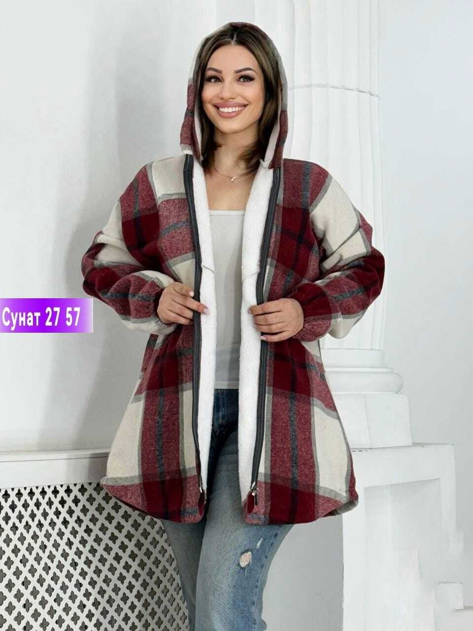 больших размеров,рубашка оверсайз теплая в клетку,кардиган,одежда больших размеров,толстовки женская
