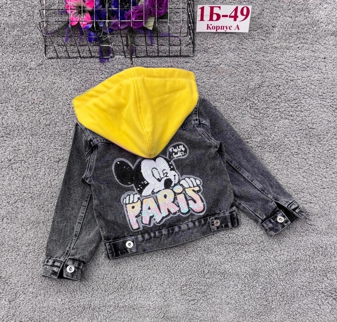 джинсовая куртка,куртка джинсовая jeans fashion микки маус,джинсовая куртка для девочек,джинсовая куртка женская с микки маусом,джинсовая куртка с капюшоном