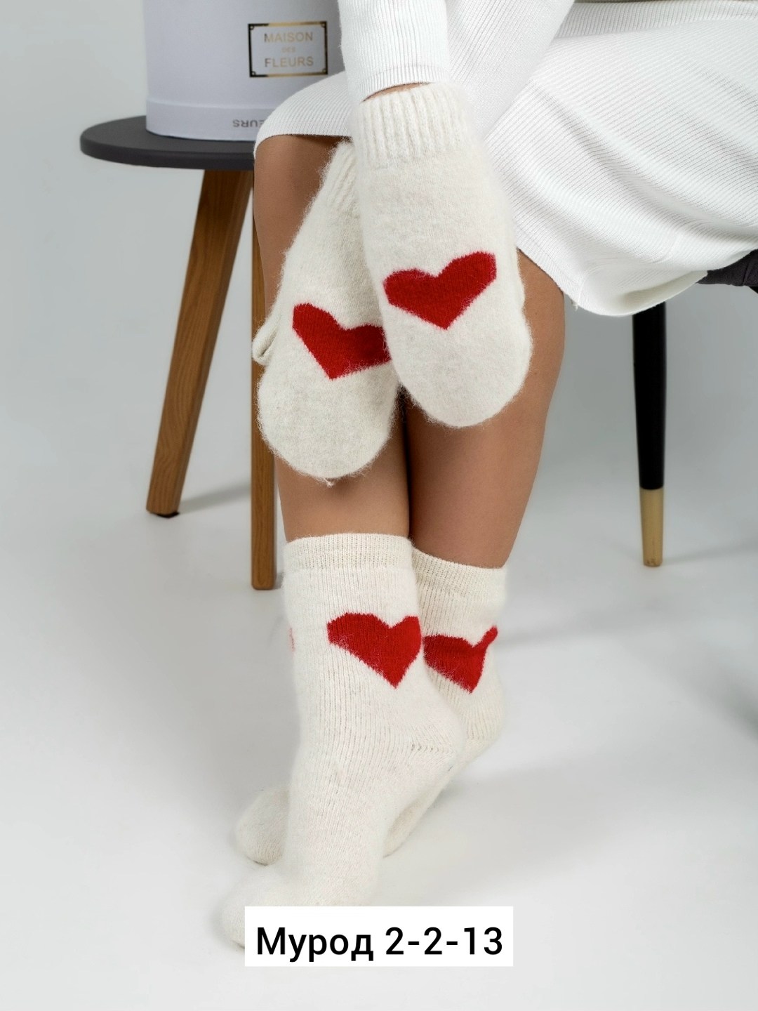 комплект женских носков,комплект теплый варежки,комплект носки и варежки,варежки женские,варежки женские теплые