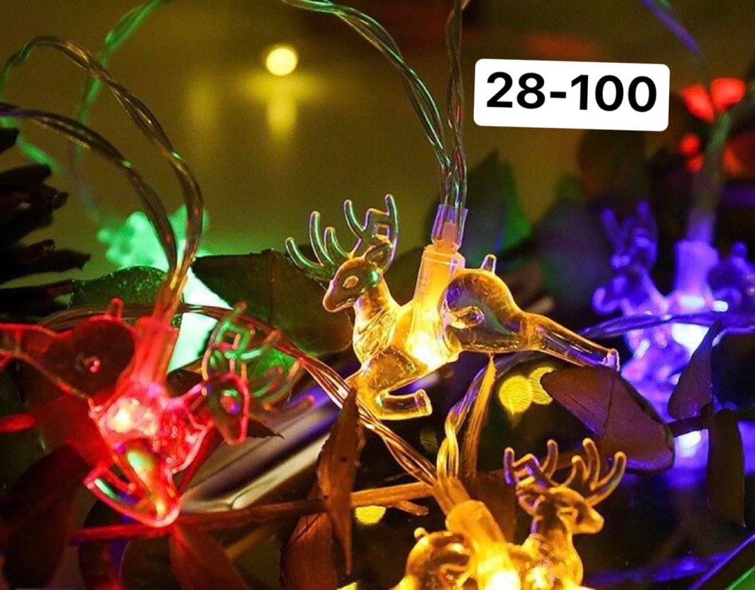 гирлянда новогодняя светодиодная,гирлянда светодиoдная,светодиодные гирлянды по штучно на батарейках для творчества,светодиодная гирлянда лампа северный олень цветная 12 м,гирлянда новогодняя электрич