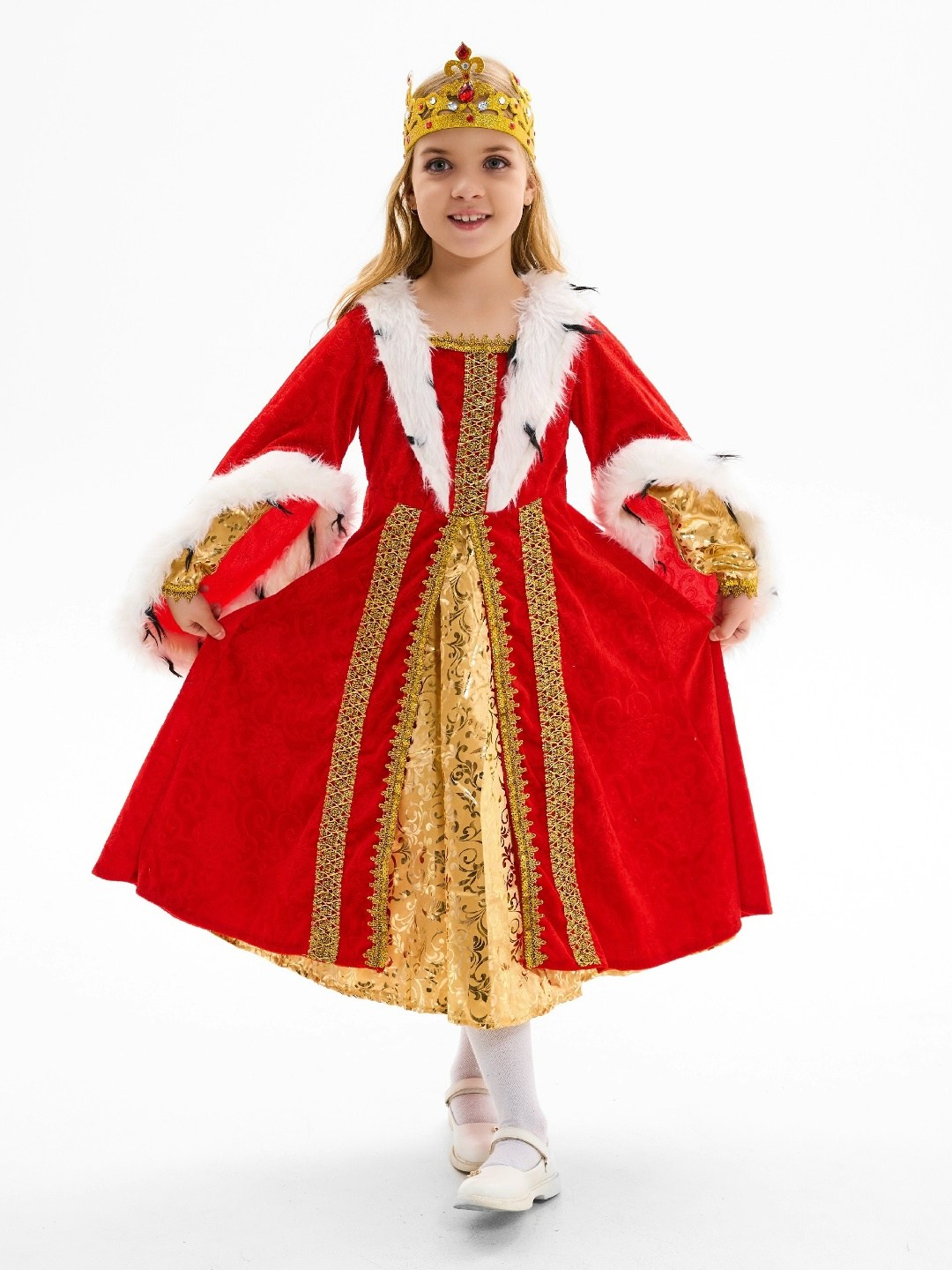 костюм королевы для девочки,карнавальный костюм королева,костюм королева,карнавальные костюмы,костюм "королева" (платье, пелерина, корона)