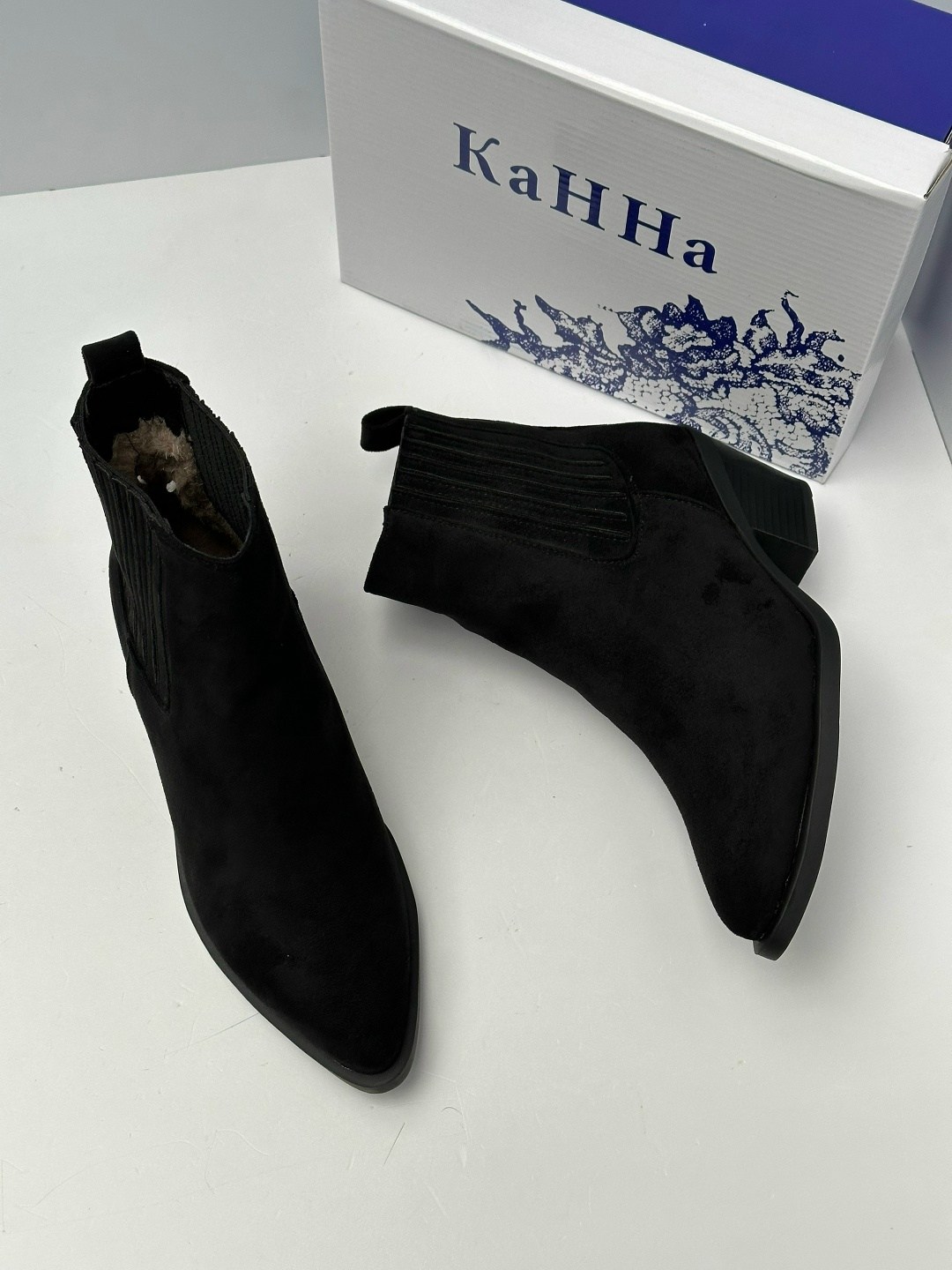 ,черные ботильоны,женская ,стильные ботильоны,модные полусапожки