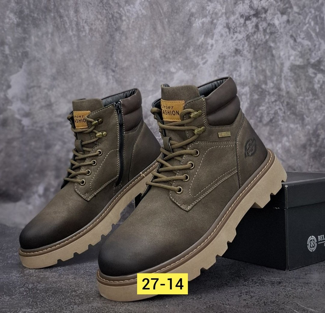 зимние мужские ботинки,коричневые ботинки мужские зимние тимберленд,,мужские ботинки,тимберленд ботинки хаки