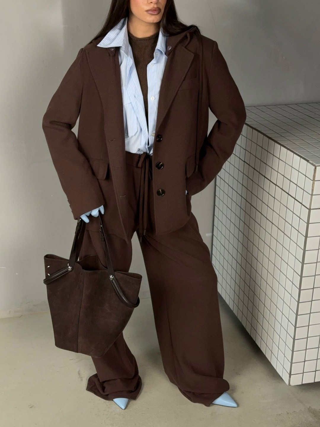 стильные образы,брюки коричневые,стиль и мода,костюм стильный