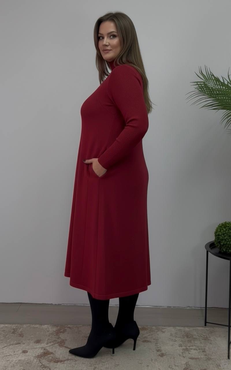 платье бордовое,трикотажное платье,платье,малиновое платье,вязаное платье