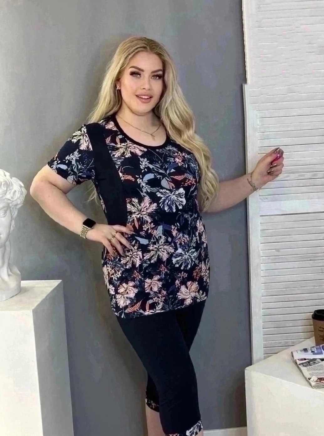 костюм домашний с бриджами,костюм двойка хб,костюмы двойки,костюм женский домашний,костюм женский футболка