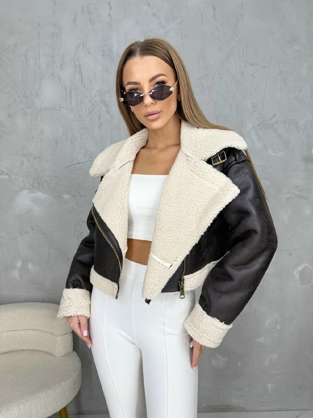 дубленка авиатор,дубленка укороченная,дубленка авиатор женская,куртка авиатор,стильная дубленка