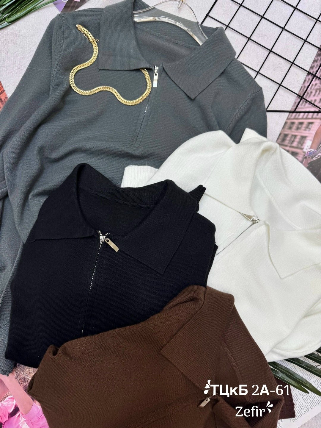 женская кофта,кофта поло,свитера женские,свитер кофта,коричневый джемпер