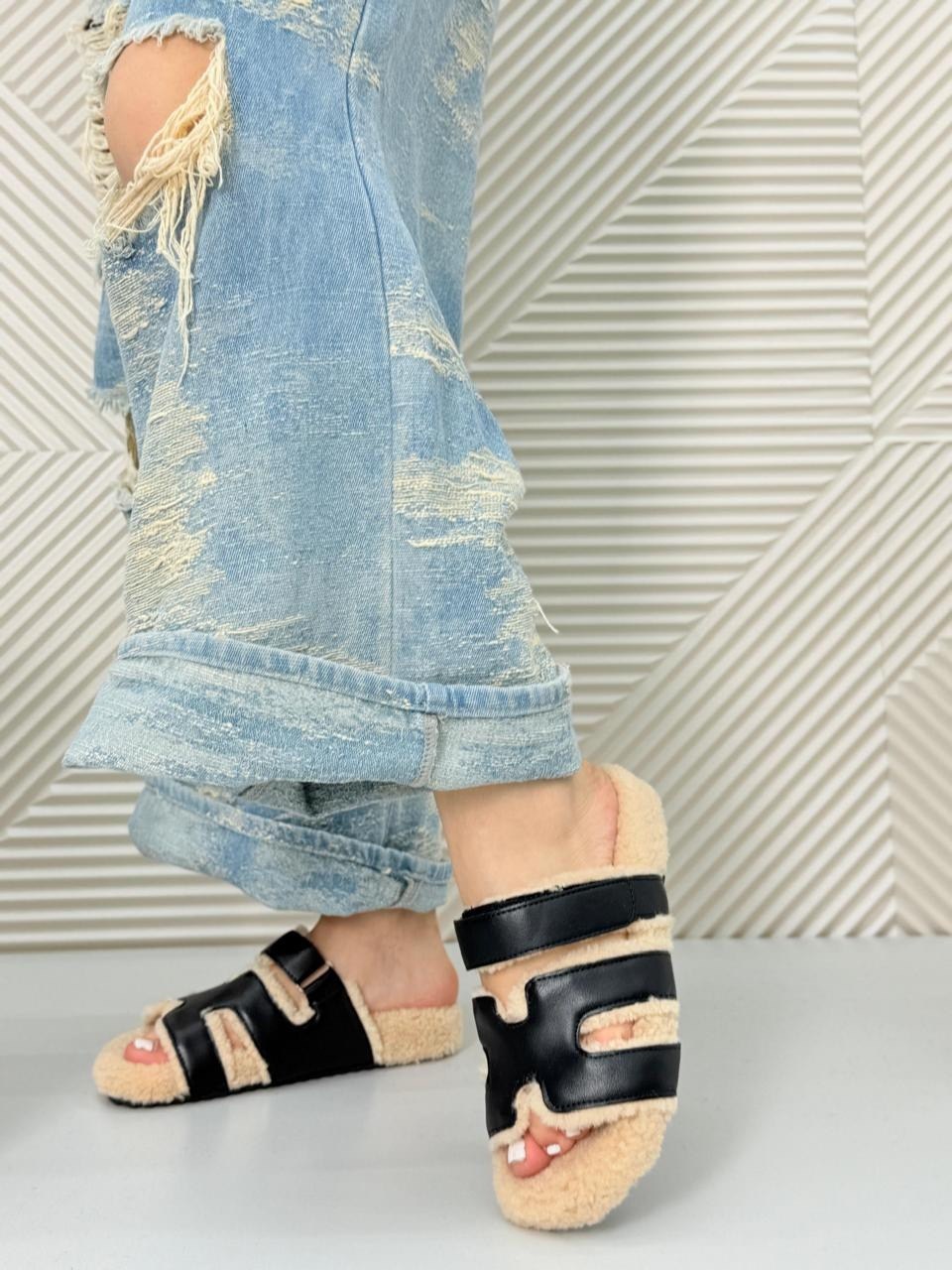 шлепанцы эрмес,женские шлепанцы,,тапочки модные,женские тапки