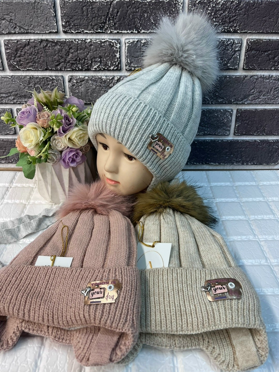 шапка для детей,детская шапка,комплект шапки,шапка шарф,шапочка