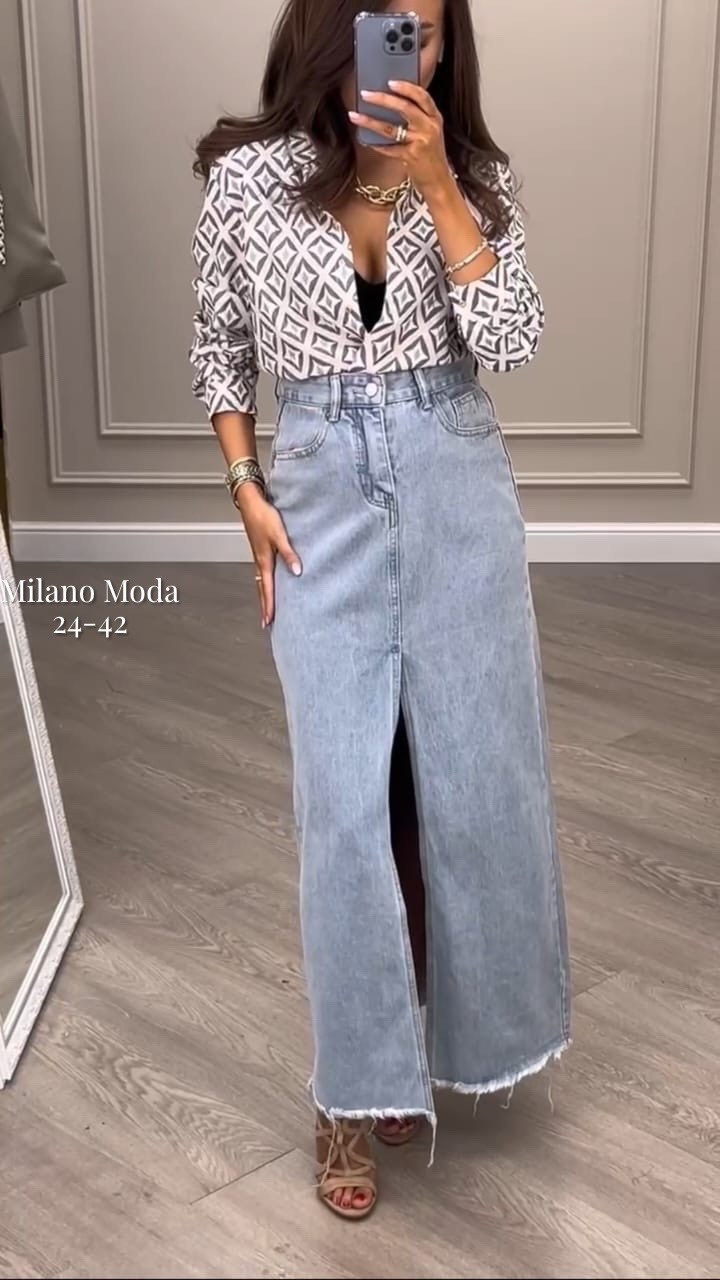 юбка джинсовая макси с разрезом,джинсовая длинная юбка,джинсовая юбка макси,юбка джинсовая женская,юбка джинсовая миди с разрезам