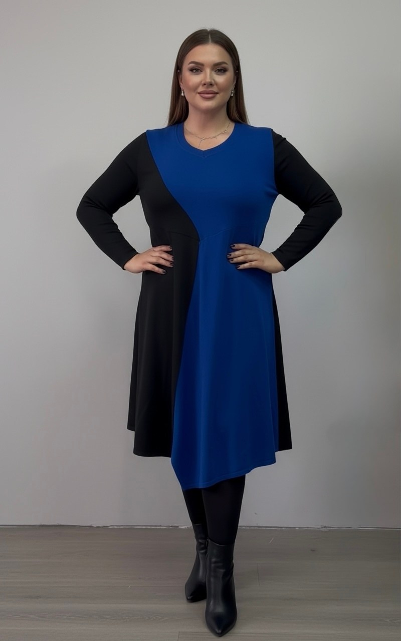 платье женские,платье,платье для полных,комбинированное платье,стильное платье