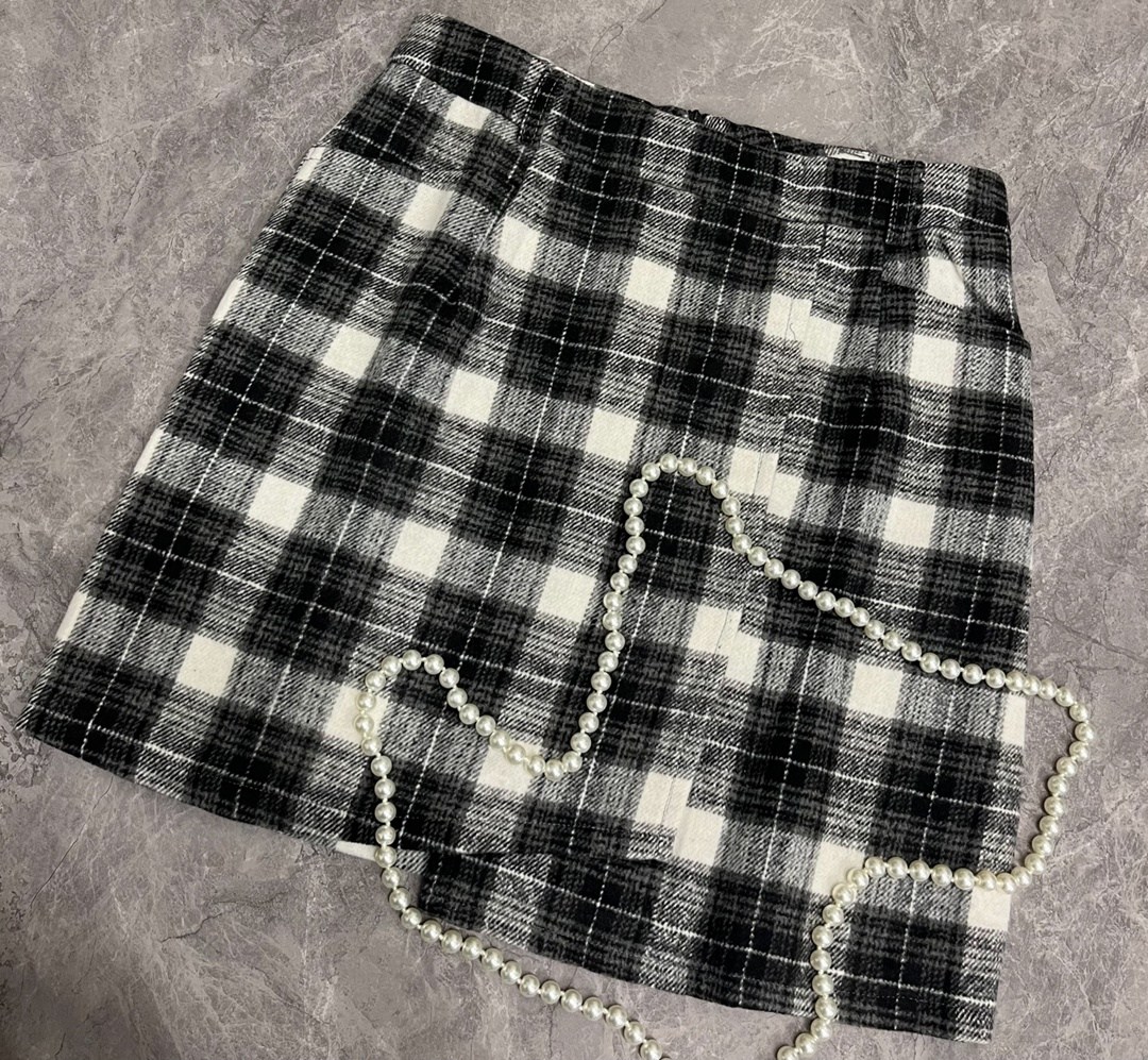 юбка в клетку,клетчатая юбка,твидовая юбка в клетку,юбка мини,мини юбка в клетку