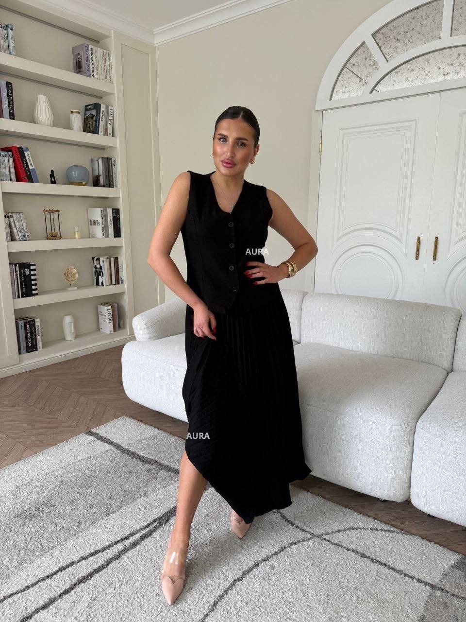 костюм с юбкой плиссе,юбка плиссе,плиссированная юбка,костюмы женские с юбкой,плиссированная юбка миди