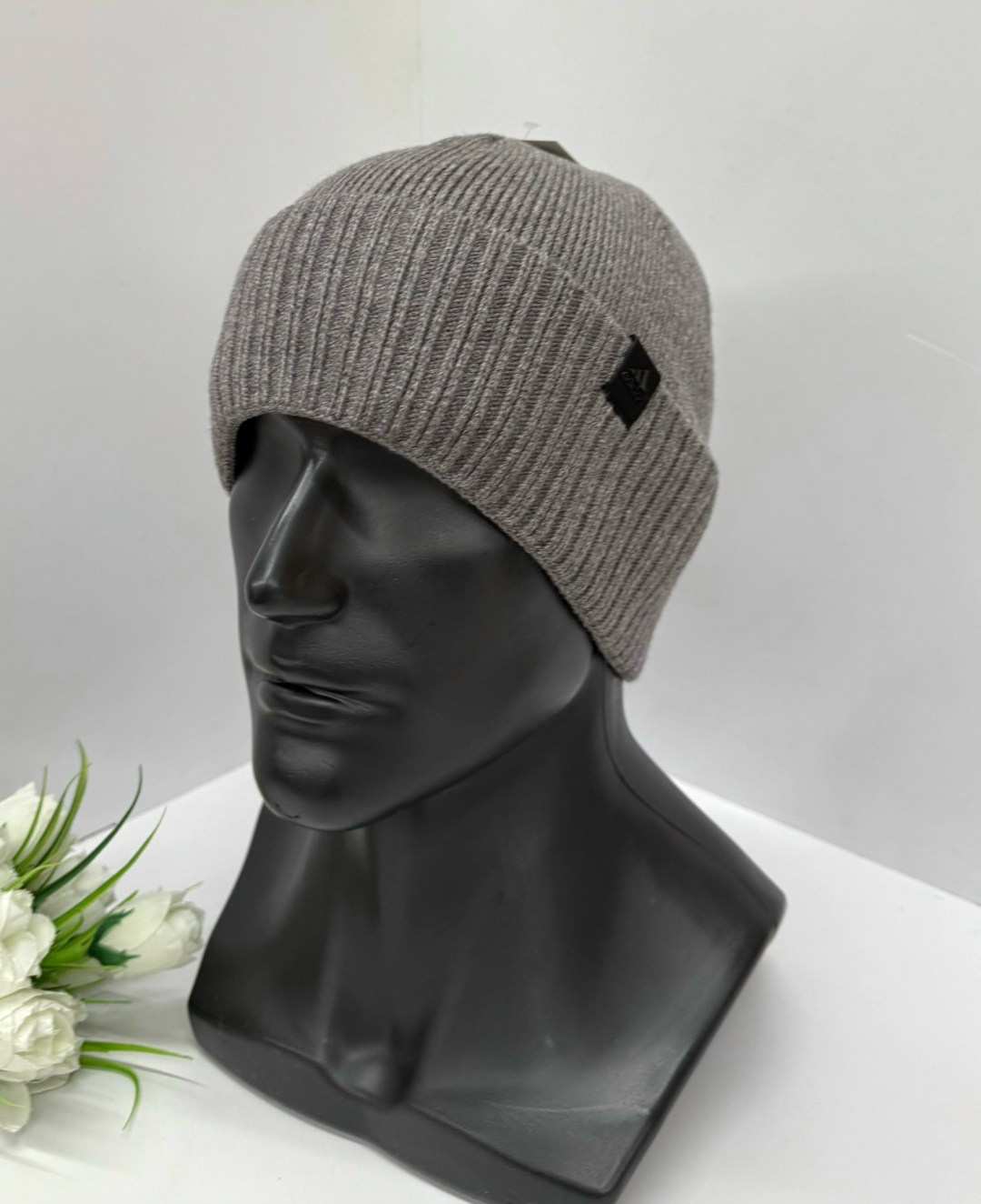 мужская шапка,шапка мужская с отворотом,шапка для мужчин,шапка мужская зимняя,мужская вязаная шапка