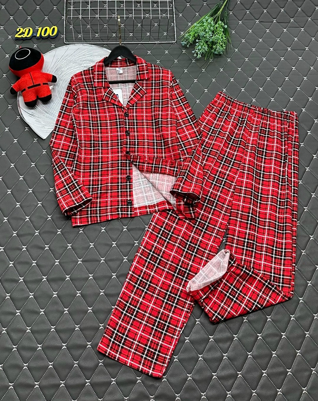 пижама в клетку,пижама в клетку женская,пижама женская,пижама в клеточку,комплект пижама