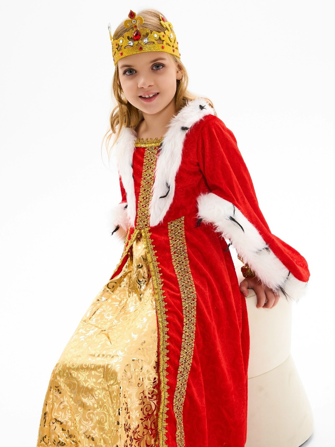 костюм королевы для девочки,карнавальный костюм королева,костюм королева,карнавальные костюмы,костюм "королева" (платье, пелерина, корона)